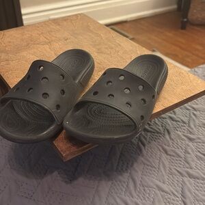 CROCS Kids Black Slide Sandals